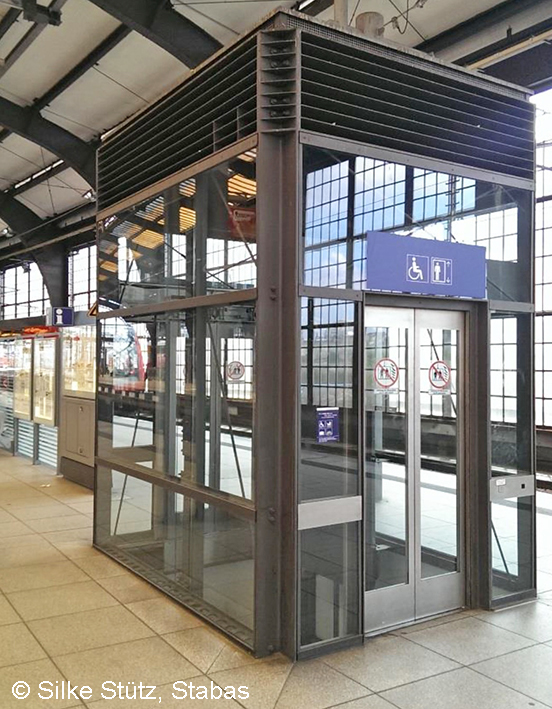 Aufzugsschachtgerüste auf Bahnhöfen der DB Netz AG