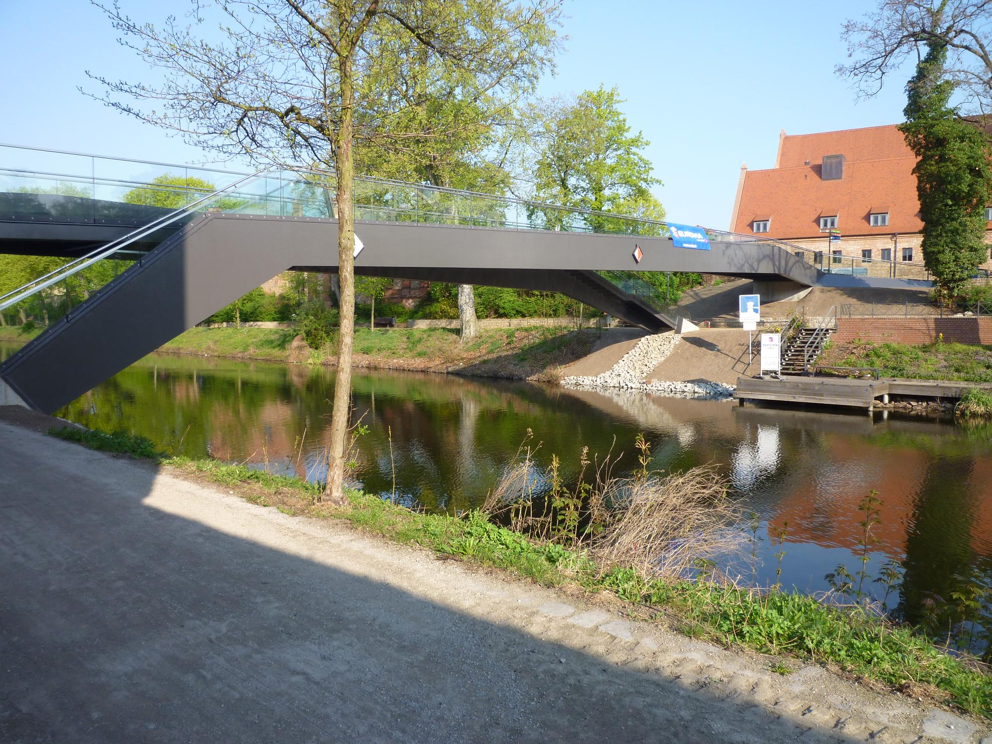 Geh- und Radwegbrücke über den Stadtkanal, Brandenburg a. d. Havel