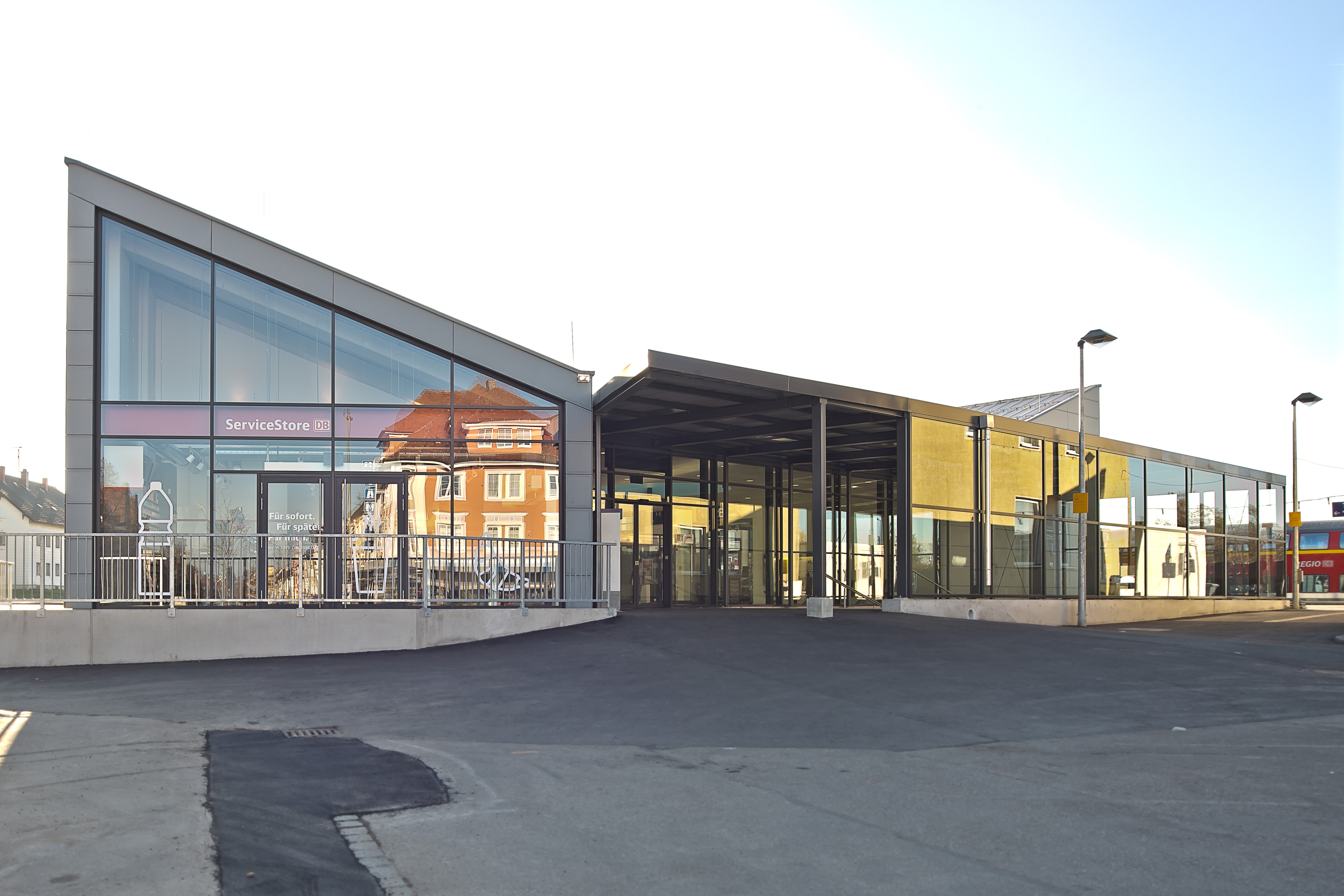 Bahnhof Buchloe - Neubau Eingangsgebäude Ost und West