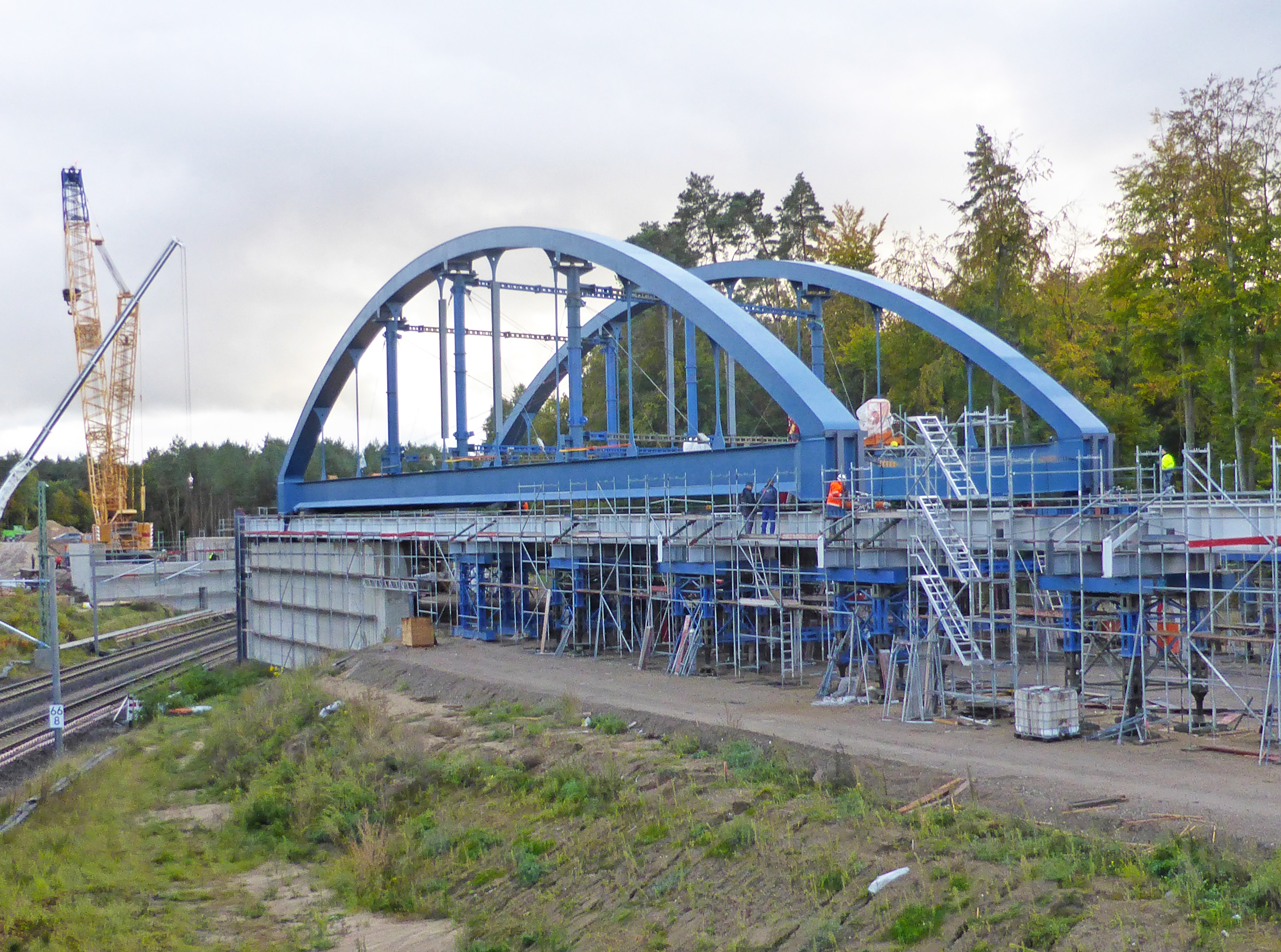 Brücke im Zuge der B96 über Anlagen der DB AG bei Dannenwalde
