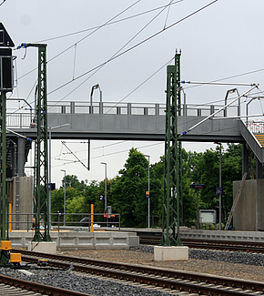 Fußgängerüberführung Bahnhof Löwenberg