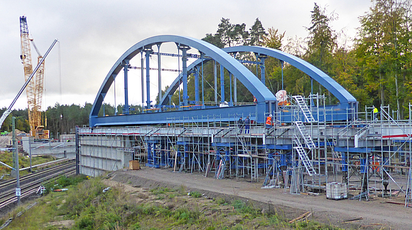 Brücke im Zuge der B96 über Anlagen der DB AG bei Dannenwalde